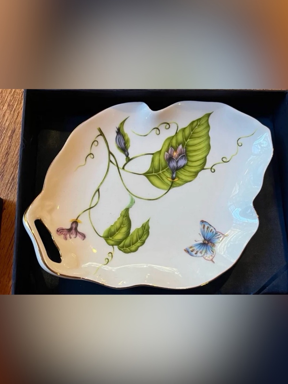 Nib - . Godinger & Co leaf dish